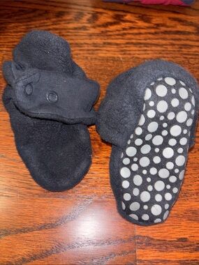 Zutano Fleece Baby Booties with Non-Slip Dots